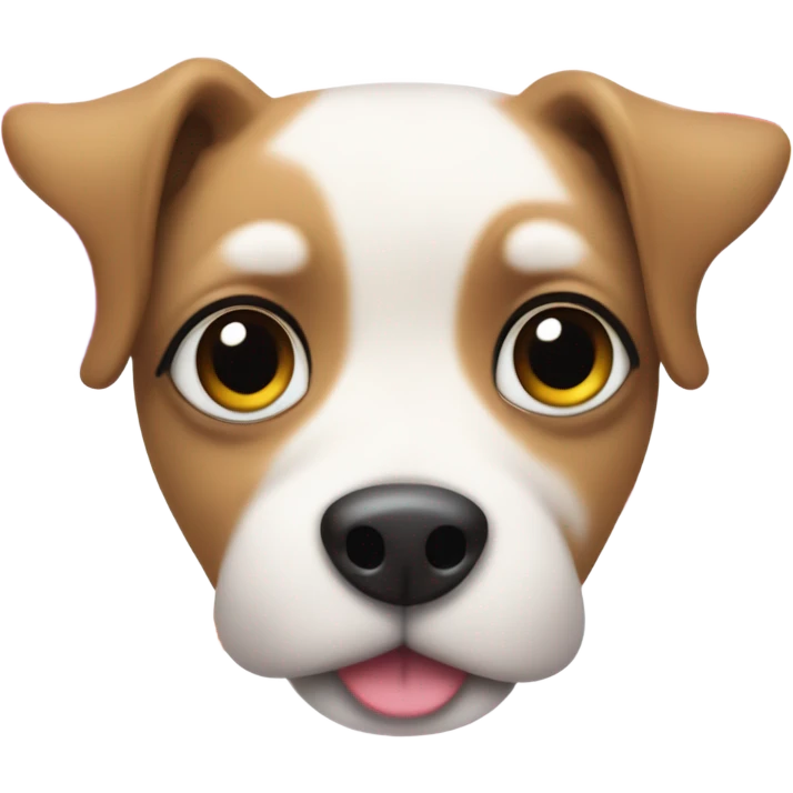 Dog with hearts emoji