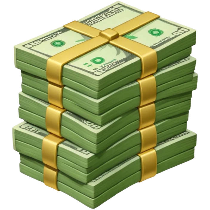cash pile emoji