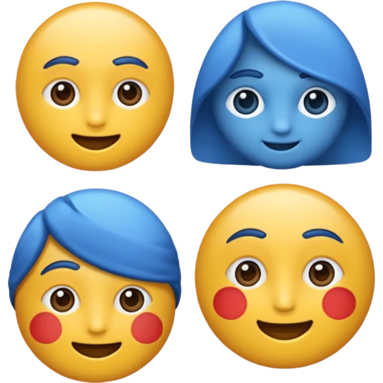 Синие гантели  emoji