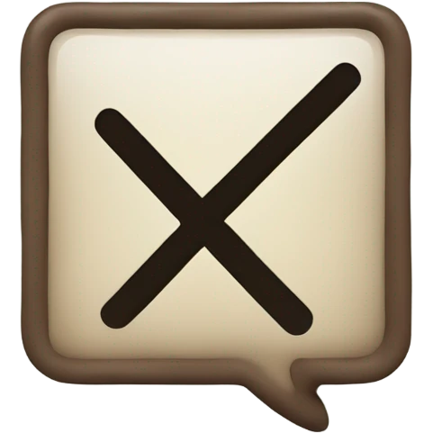 Shape check mark emoji