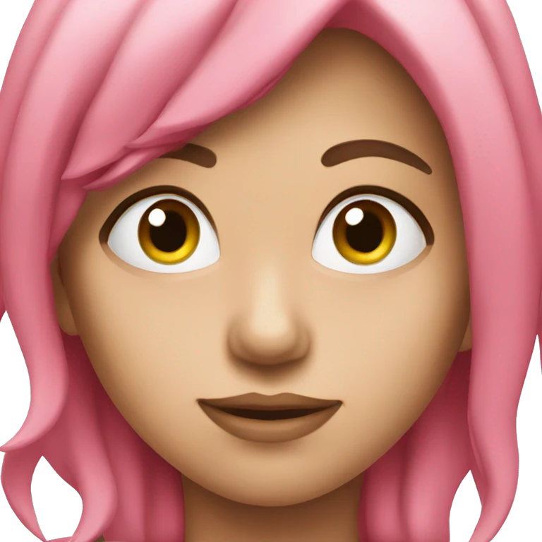 Pink emoji