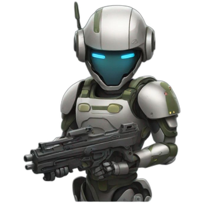 robot soldier emoji
