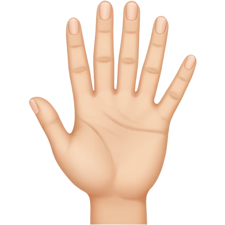 No not like this just one hand and just three fingers up emoji