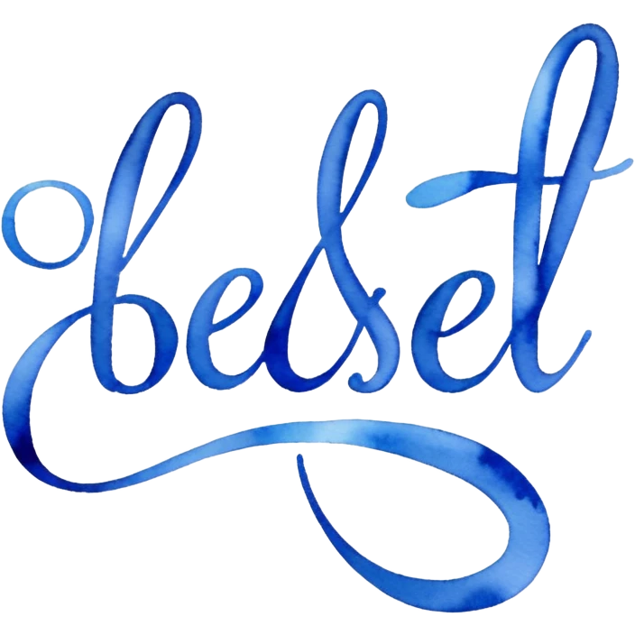 blue word "blessed" emoji