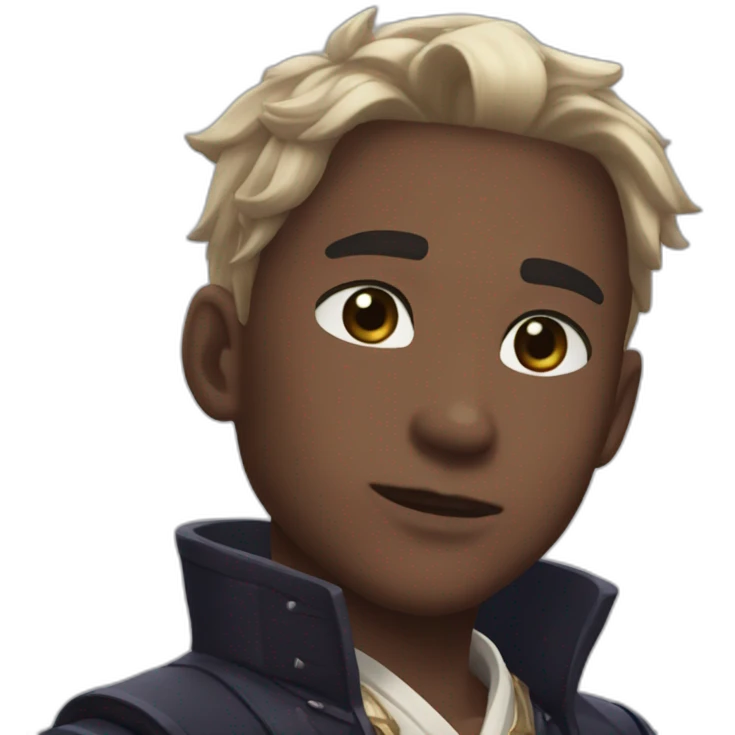 Genshin impact homme métisse emoji