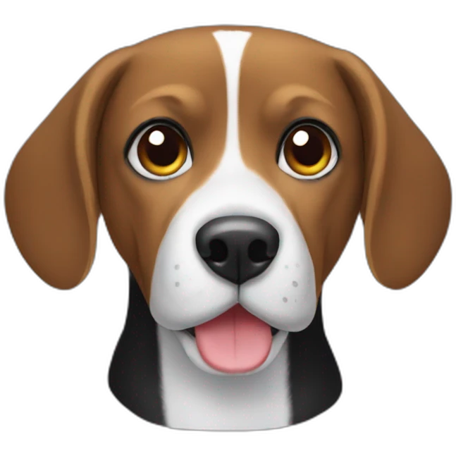 black beagle emoji