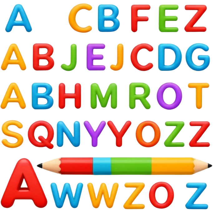 A to z alhpabet emoji