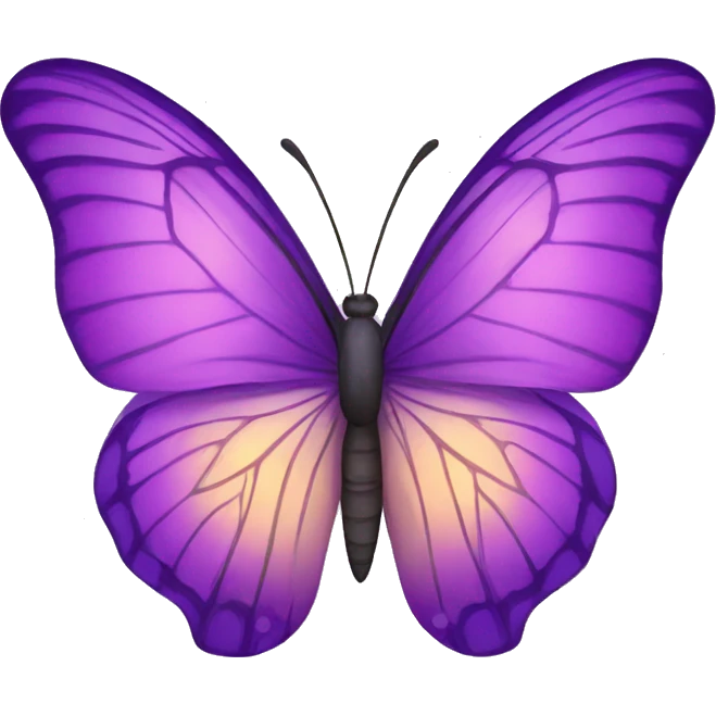 purple butterfly emoji