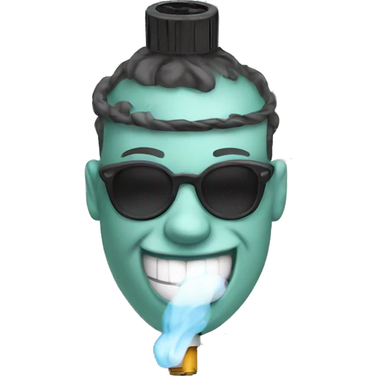 vape smiling  emoji