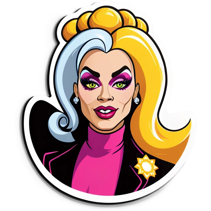 Fracking drag queen oil tycoon emoji