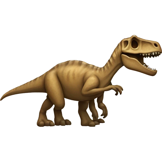 dinosaur fossil emoji