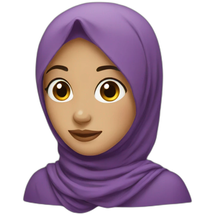 Hijab girl emoji