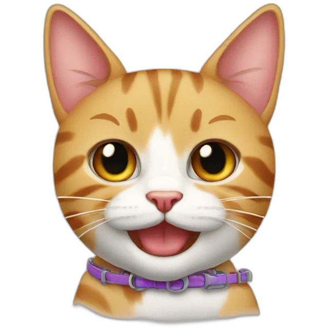 Braces on cat emoji