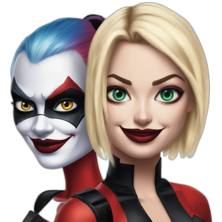 Margot Robbie en Harley quinn emoji