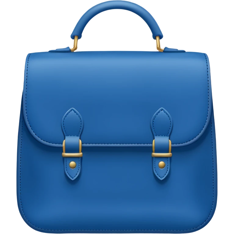 Prussian blue bag emoji