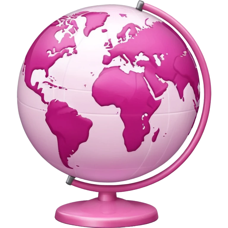 mix light pink dark pink and white girly globe with WWW in big letters under it.
It looks like an internet bar icon. emoji