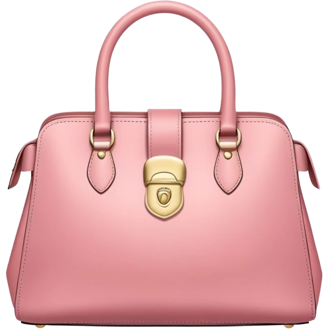 Rose pink hand bag  emoji