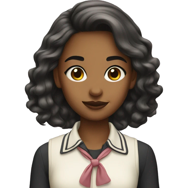 Preppy girl emoji