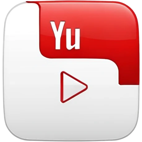 YouTube logo emoji