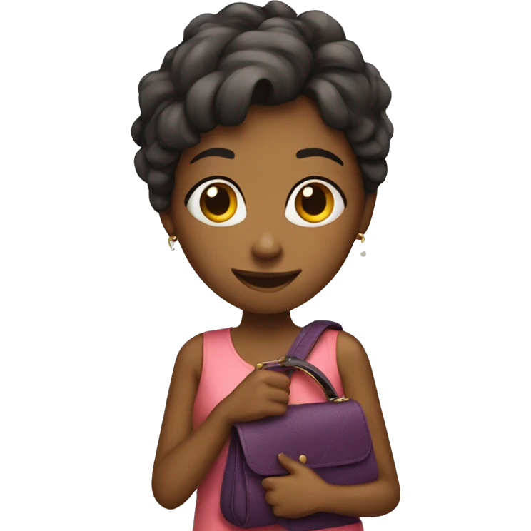 girl with purse emoji
