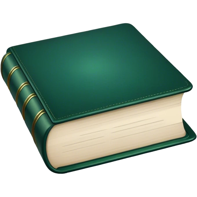 dark emerald book emoji