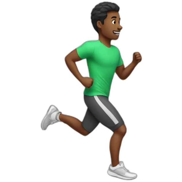 person jogging emoji