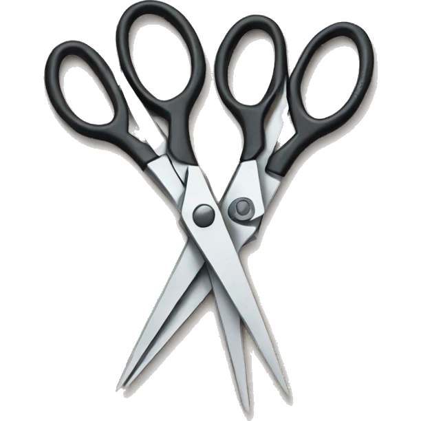 two scissors scissorin emoji
