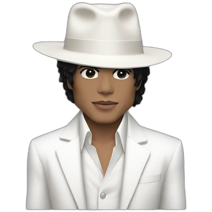 Michael Jackson in his white suit emoji