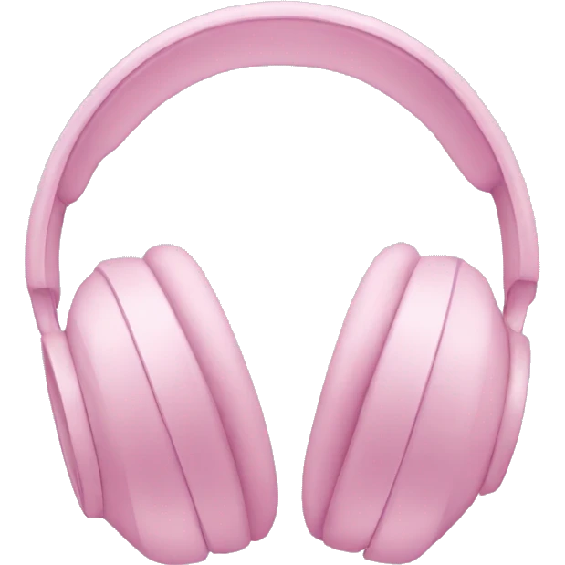 pastel pink headphone emoji
