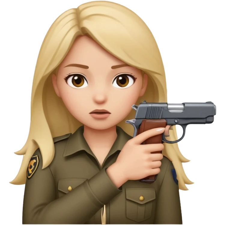 Chokehold and gunpoint girl  emoji