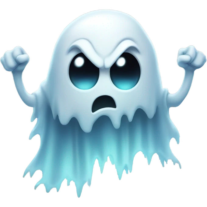 gamer ghost angry emoji