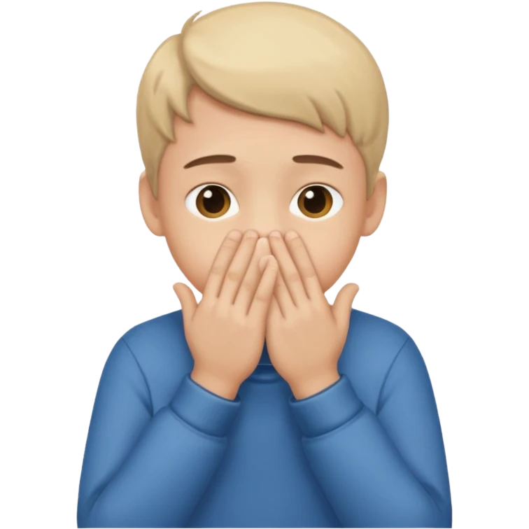 Create a shyness imoji Boys imoji Boys imoji hand in face hand in full face create a shame boys imoji full face cover in hand emoji