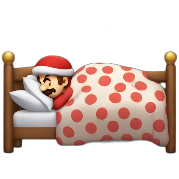 Mario sleep emoji