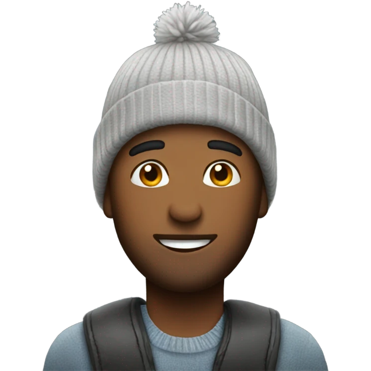 Man with beanie emoji
