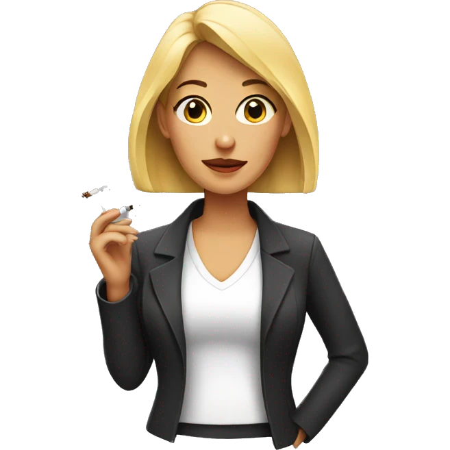 female smoking emoji