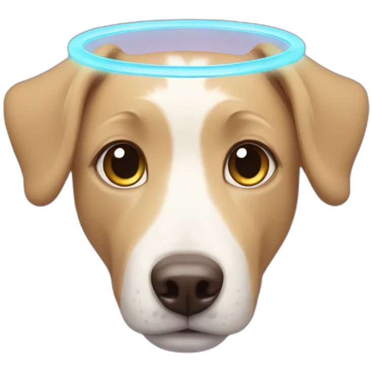 dog with halo emoji