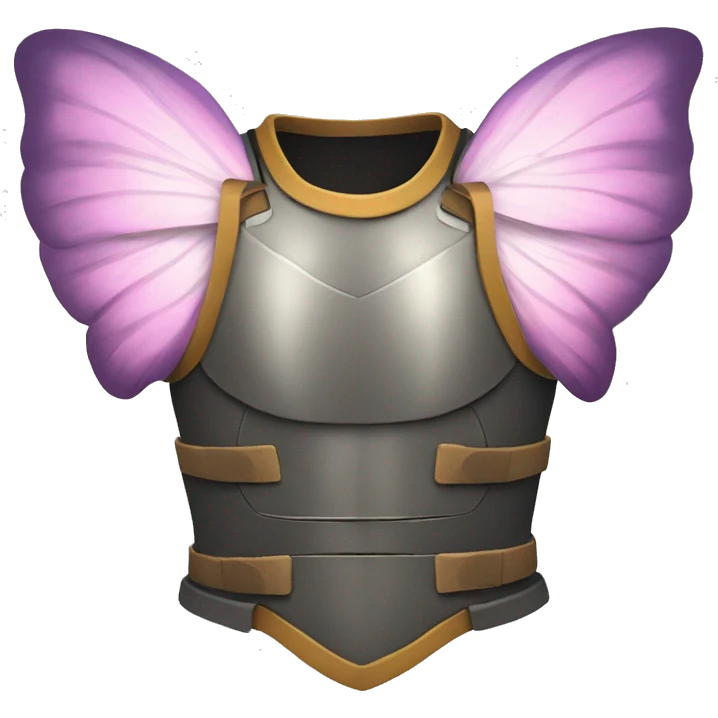 torso armor with butterfly wings emoji