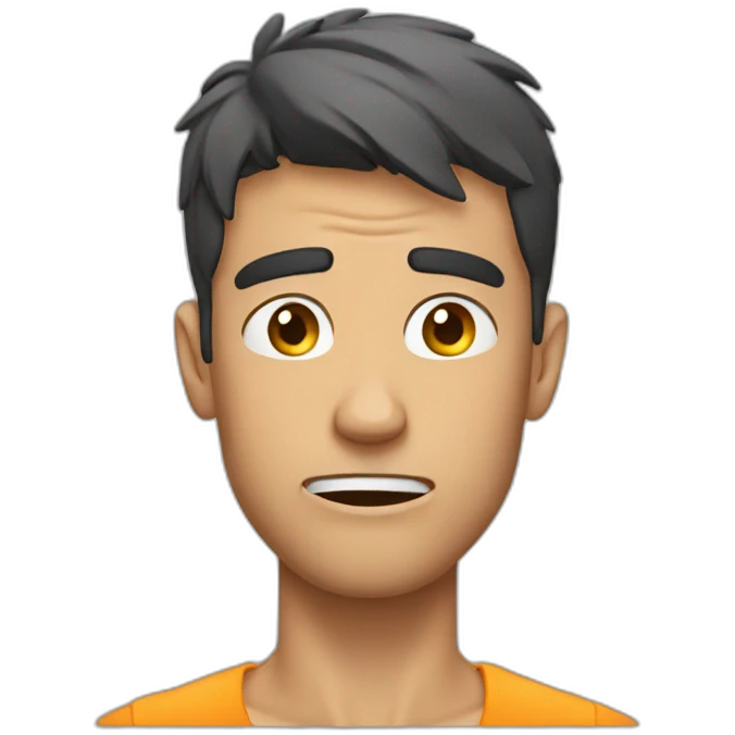 fit guy crying emoji