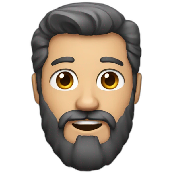 beard man emoji