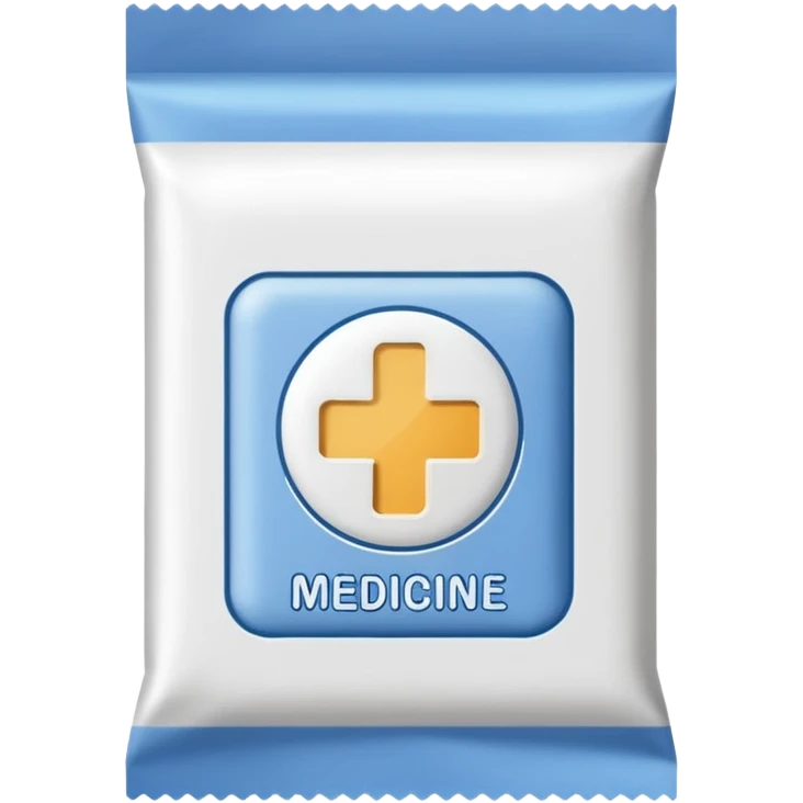 powdered medicine packet emoji