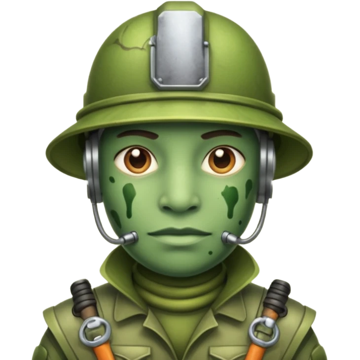 Swamp solder face emoji