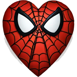 spiderman heart emoji