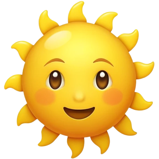 Sun emoji