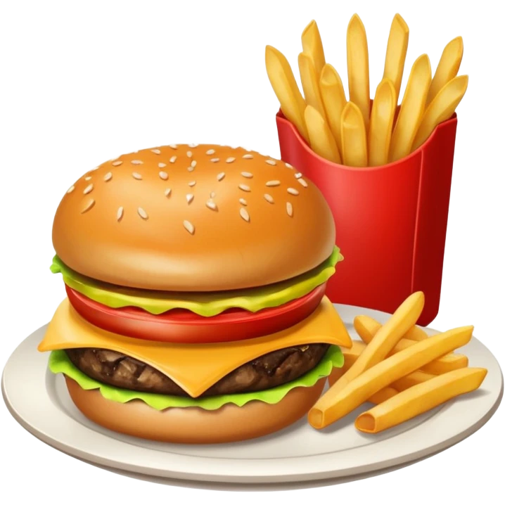 ungesundes abendessen emoji