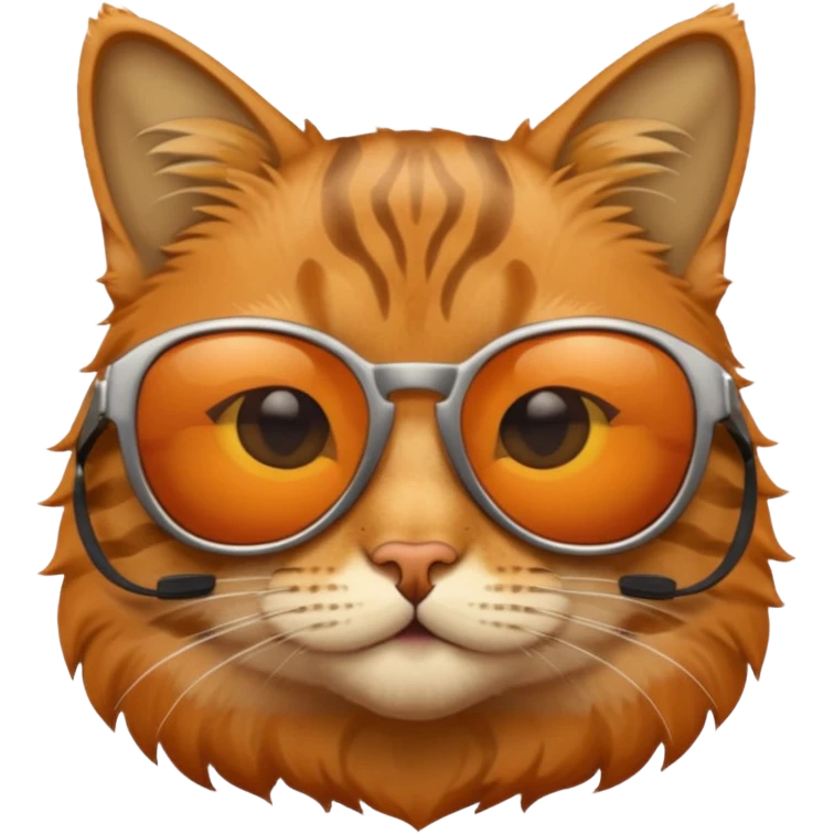 Cat wearing sunglasses emoji