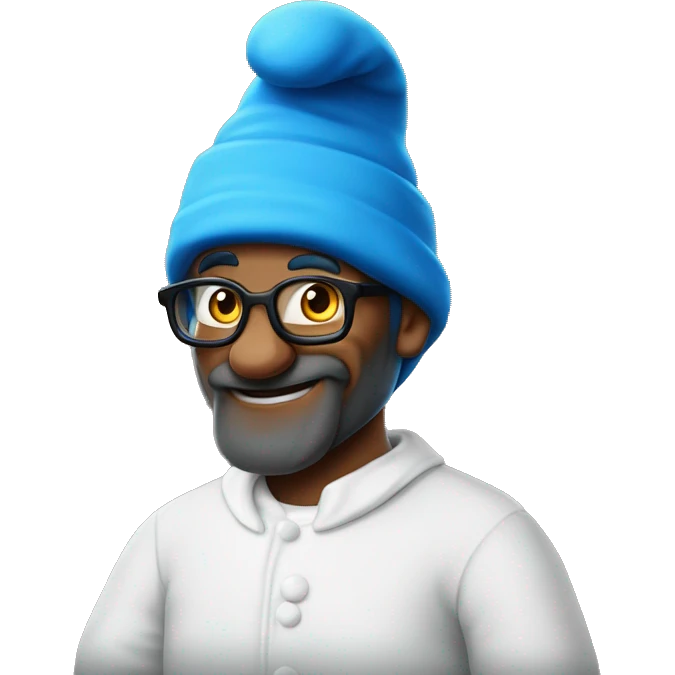 papa smurf emoji