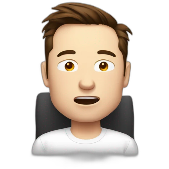 Elon Musk qui dort emoji