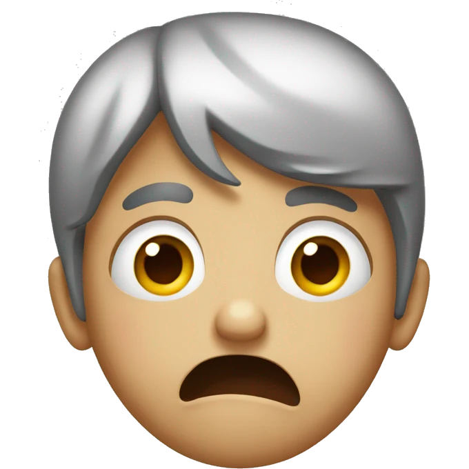 Shocked face emoji