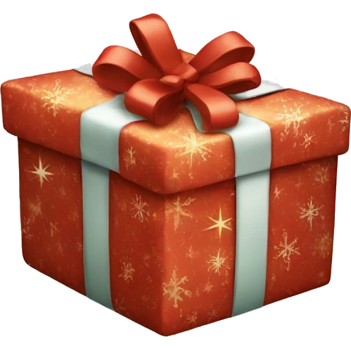 Christmas present emoji