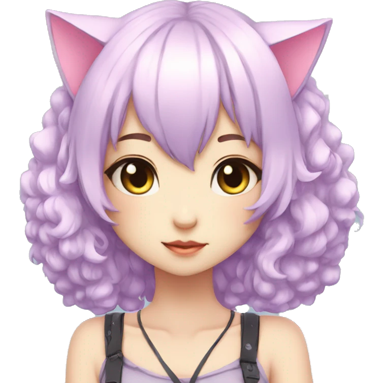 Edgy Kawaii Cute Cool Beautiful Elegant Pretty Pastel Anime Catgirl emoji